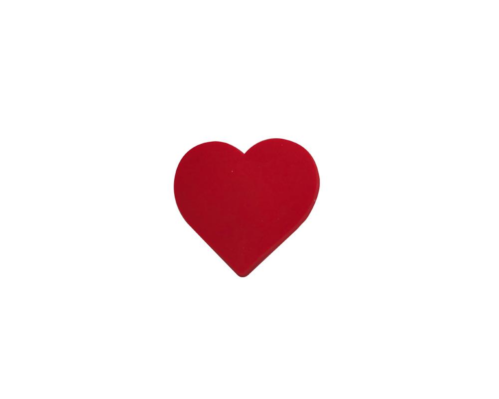 Red Heart Shaped Silicone Pins The Awareness Company