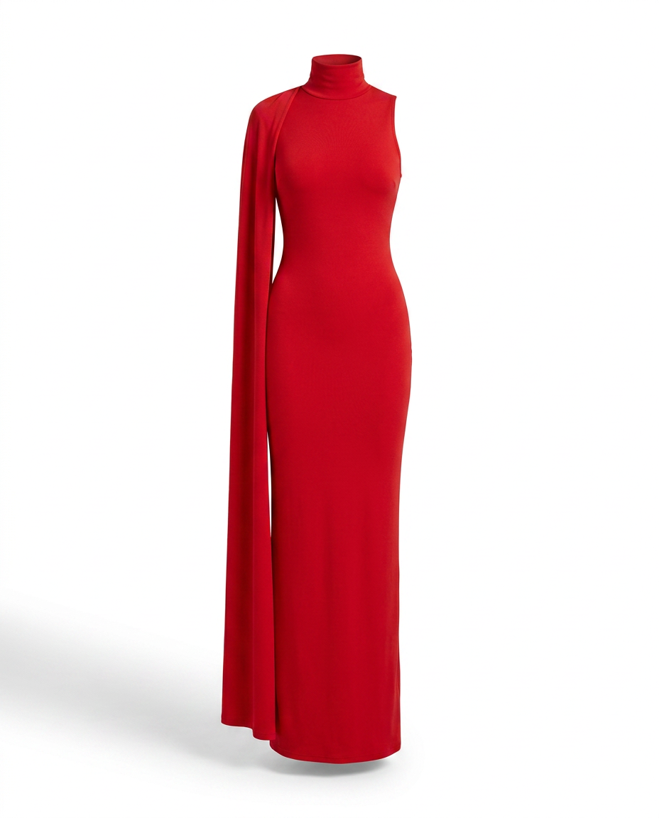 Radiant High Neck Maxi Dress Boho Brown