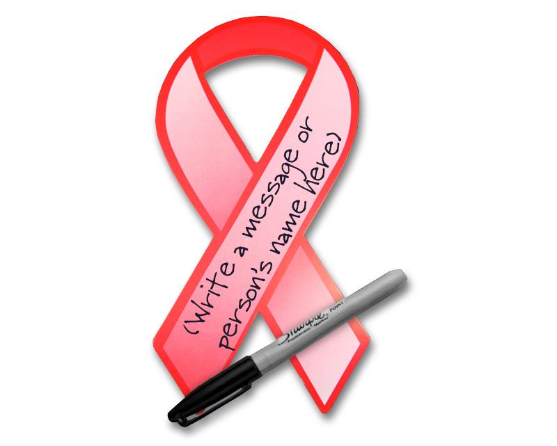 Red Ribbon Paper Donation Ribbons (50/Pack) The Awareness Company
