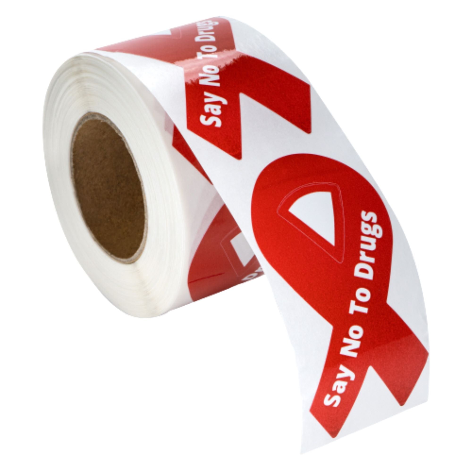 Red Ribbon Say No to Drugs Stickers Red Ribbon Week Stickers (Stickers) The Awareness Company