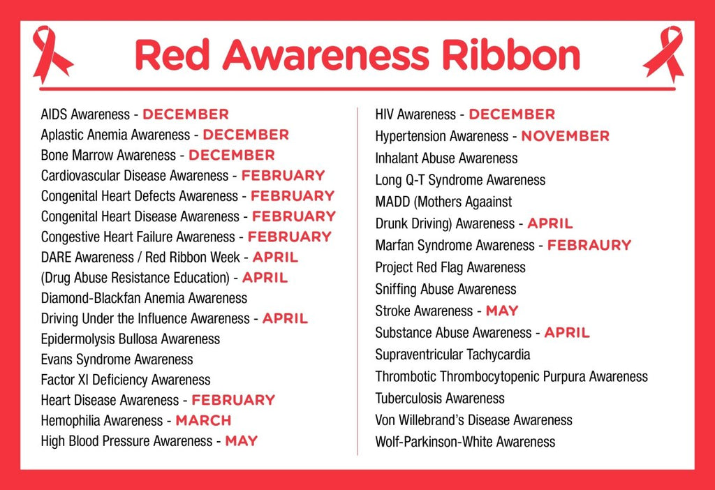 Red Silicone Bracelets The Awareness Company