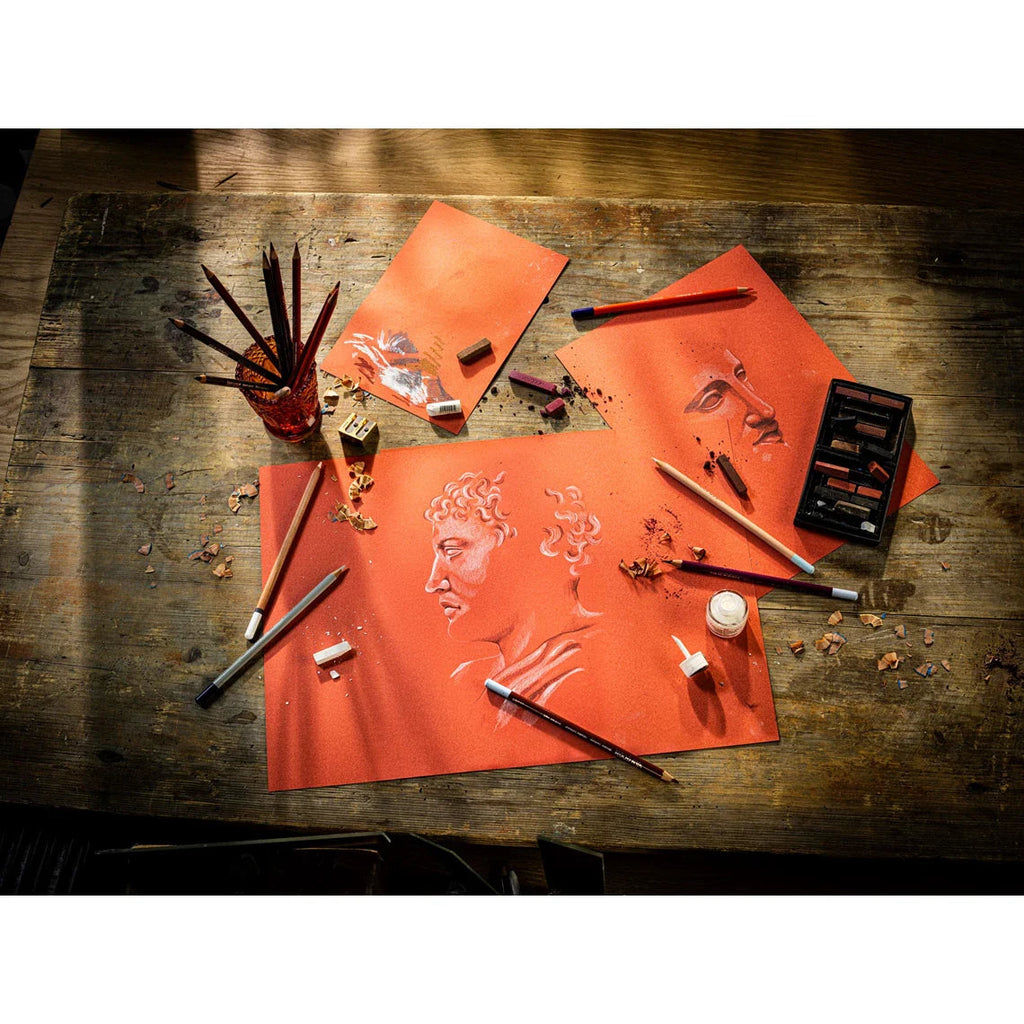 Rembrandt Toned Sanguined Red Paper 4x6  | 12 Sheets ShopSketchBox