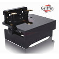 Piano Foot Pedal Extender by GRIFFIN - Dual Deluxe Extension Prop for Beginners & Kids with Una Corda & Sustain Pedal Wood Stool Bench Teaching Aid GeekStands.com