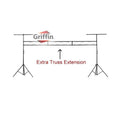 Light Truss Stand System by GRIFFIN - I-Beam Trussing Set & DJ Booth Platform Kit - Hanging Mount Lighting Package for Music Gear, PA Speakers GeekStands.com