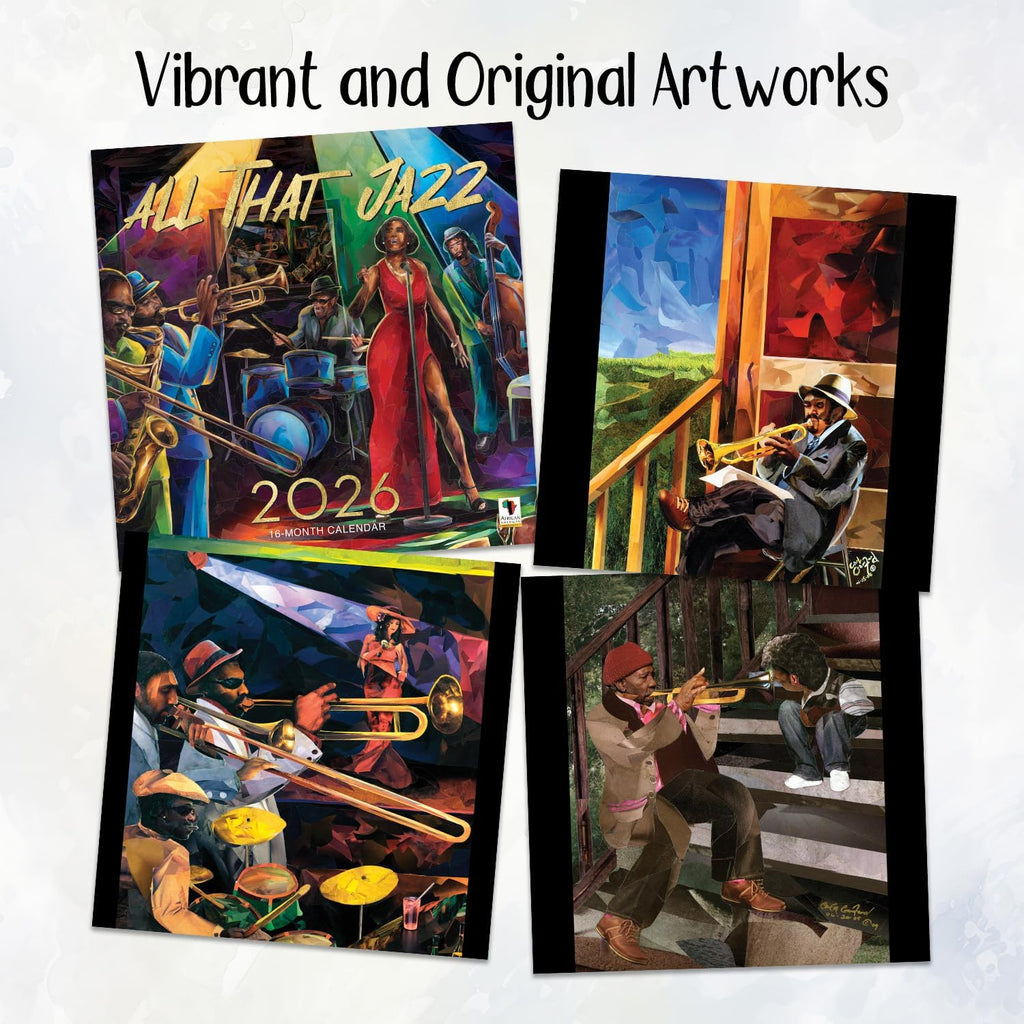 2026 All That Jazz Wall Calendar | FashionMojos.com FashionMojos.com