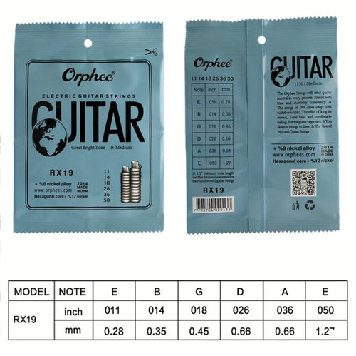 Orphee Electric Guitar Strings - RX19 MindFreakArtistry
