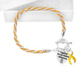 Rope Style Gold Ribbon Bracelets The Awareness Company