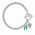 Rope Style Green Ribbon Awareness Bracelets The Awareness Company