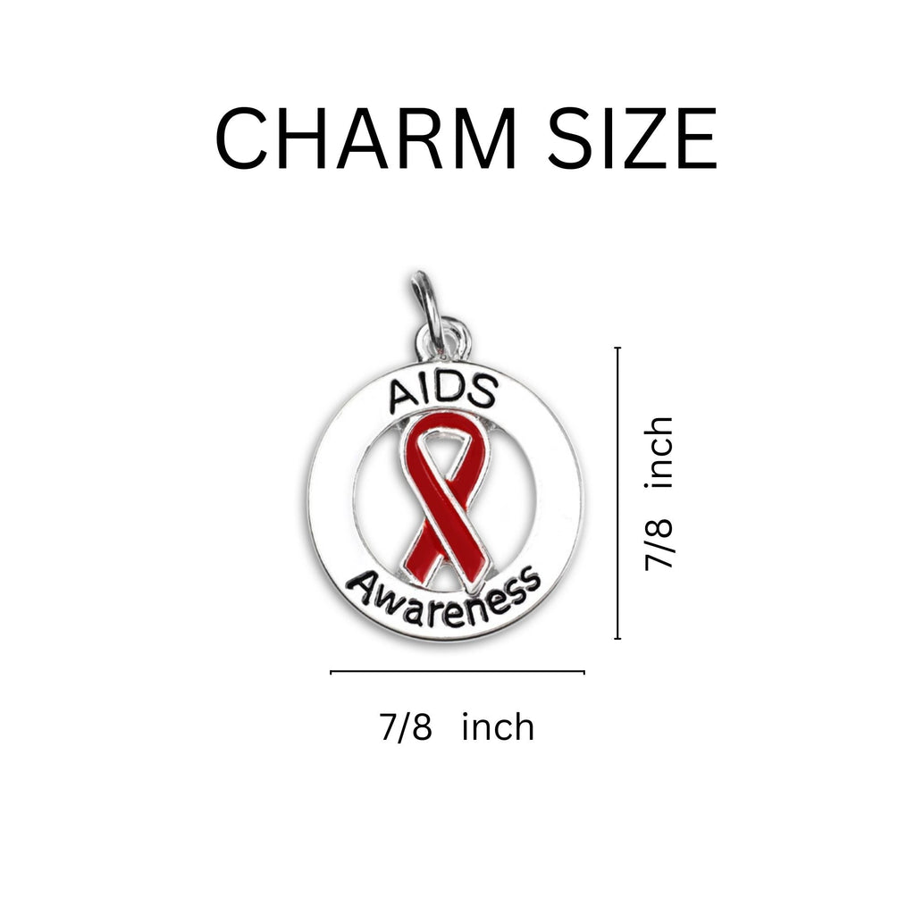 Round AIDS Awareness Key Chain The Awareness Company