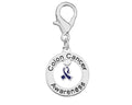 Round Colon Cancer Awareness Hanging Charms The Awareness Company