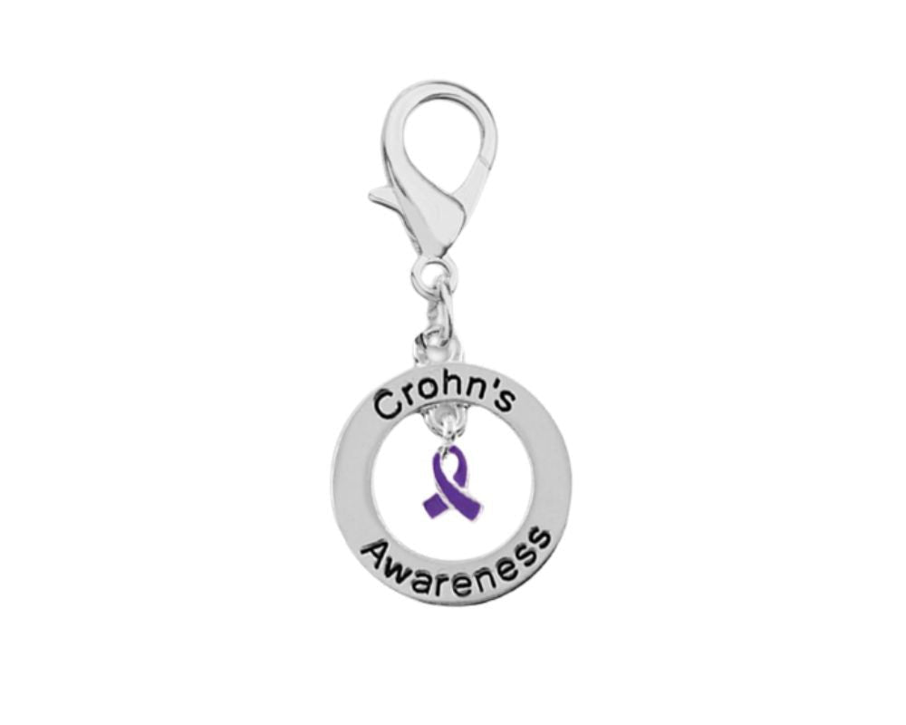 Round Crohn's Disease Awareness Hanging Charms The Awareness Company