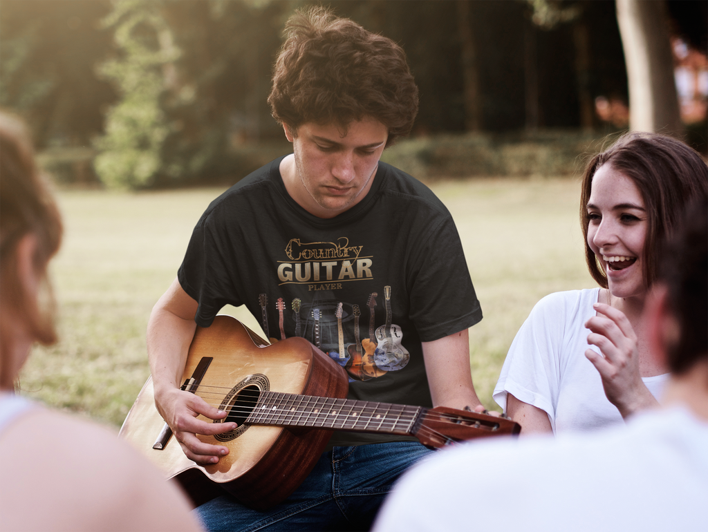 Country Guitar Player T-Shirt Taboo