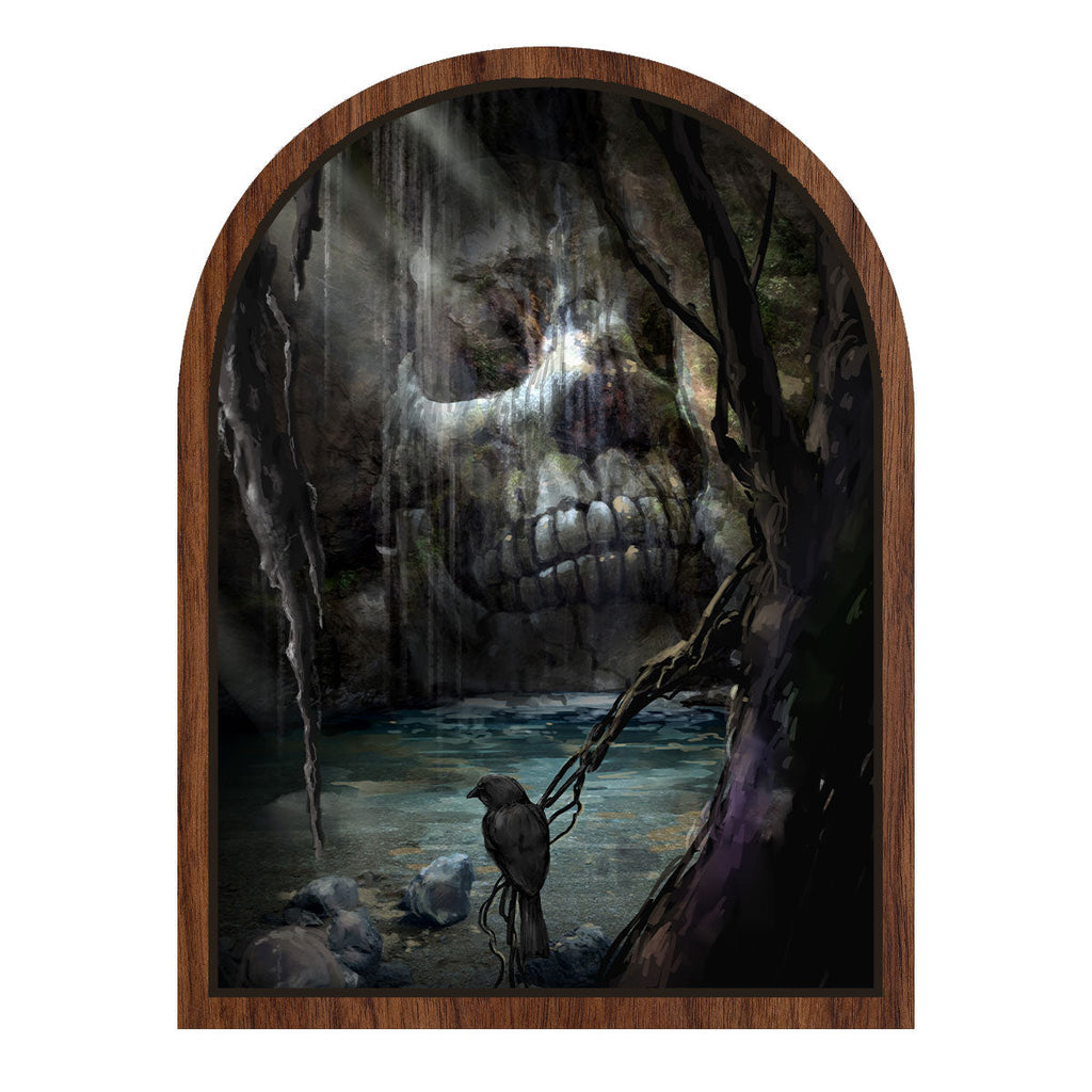 Trekell Gothic Rounded Arch Floater Panel - Wooden Painting Canvas +Frame Trekell Art Supplies