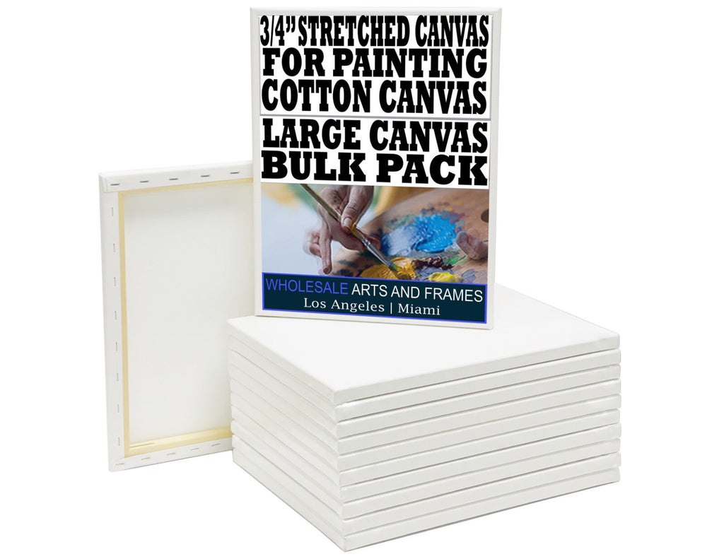 3/4" Stretched Artist Cotton Canvas 8x10 11x14 16x20 18x24 24x36 30x40+SALE NOW MindFreakArtistry