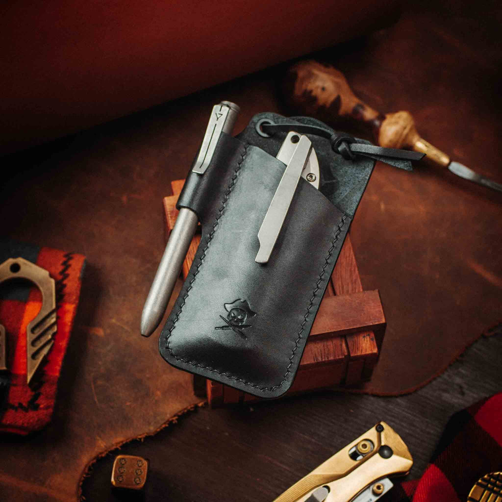 Knife Sheath - Sailor | Leather EDC | Pocket Knife Holder Pirate Goods