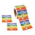 Same Sex Male Symbol Stickers (250 per Roll) The Awareness Company