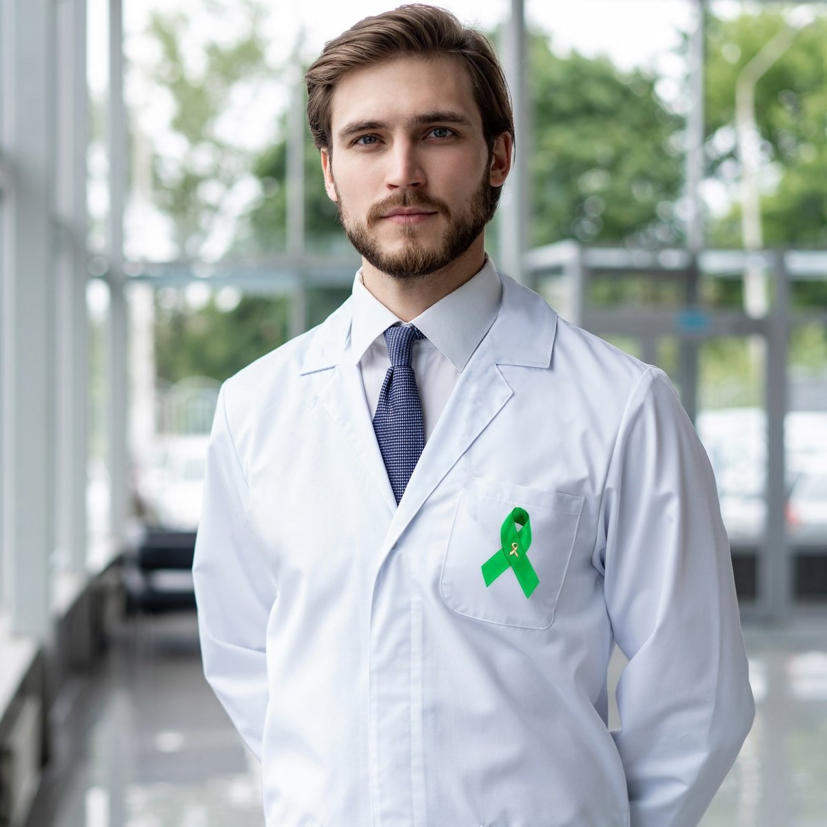 Satin Green Ribbon Pins The Awareness Company