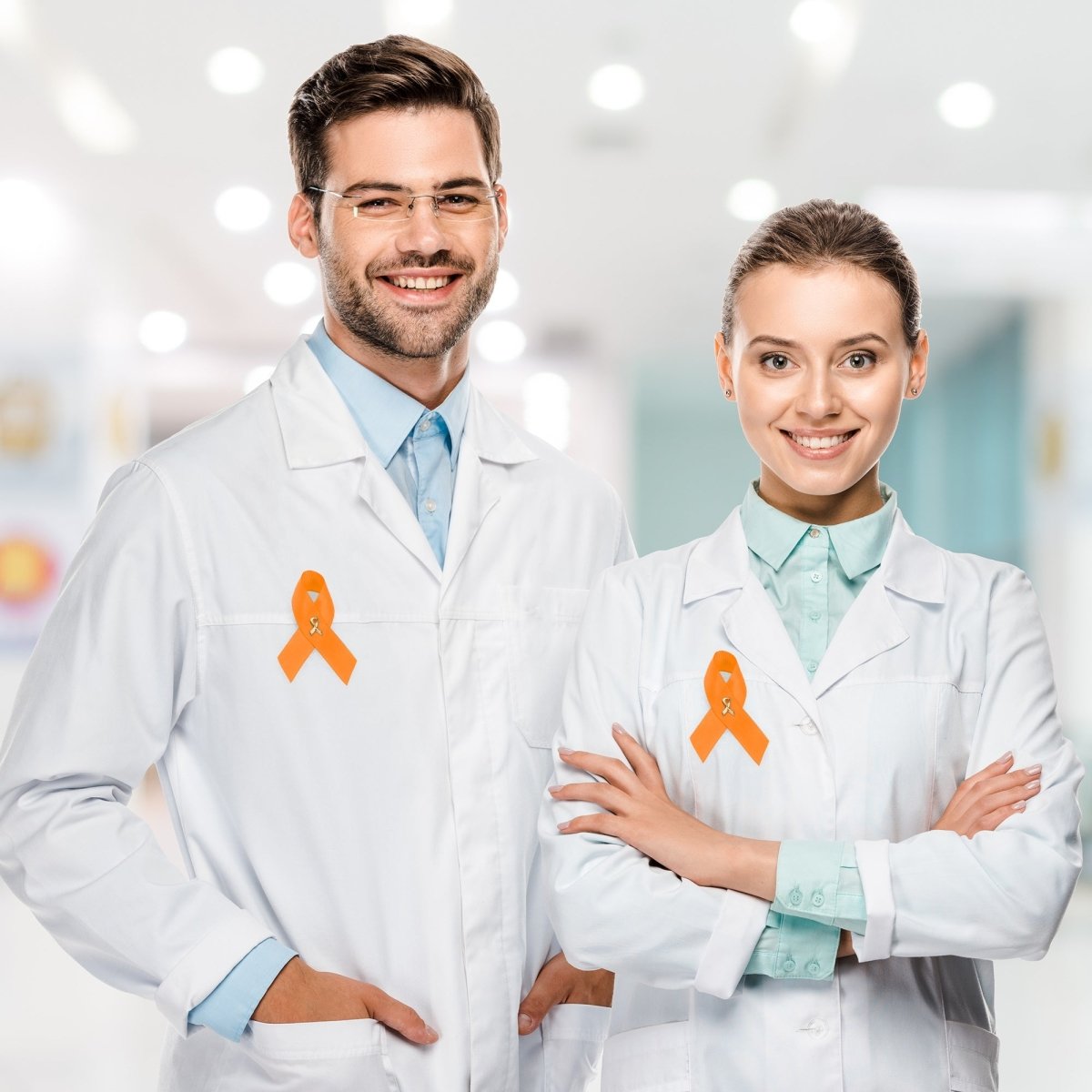 Satin Orange Ribbon Awareness Pins The Awareness Company