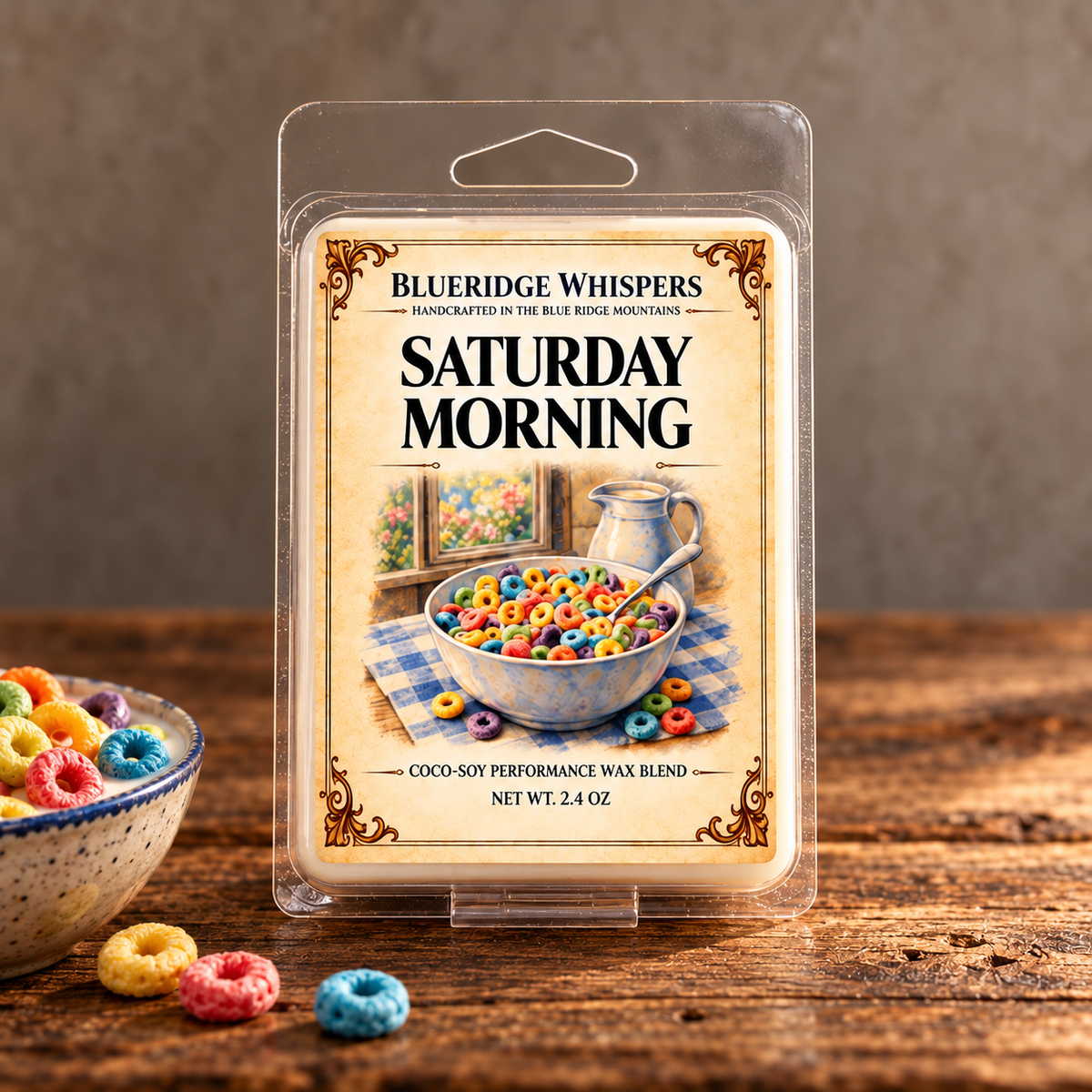 Saturday Morning Nostalgia Wax Melts Blue Ridge Whispers
