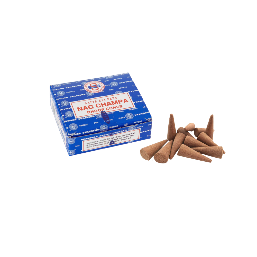 Satya Nag Champa Dhoop Cones | 12pk Auric Blends