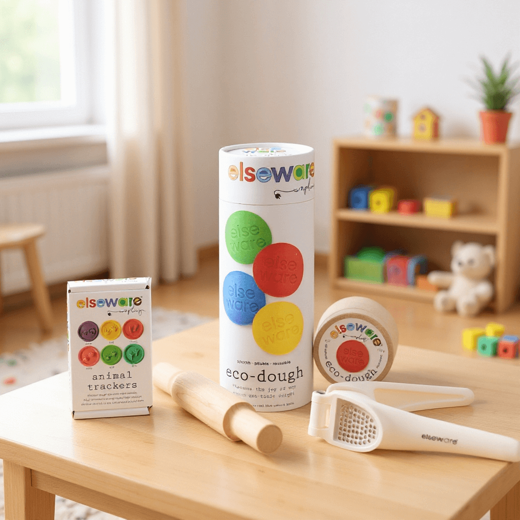 Sensory Play Bundle | Natural Eco-Dough & Tools elseware unplug