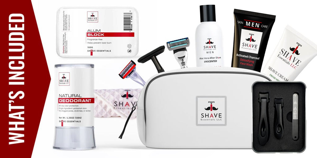 Complete Grooming Kit for Men | Shave Essentials Premium Set Shave Essentials