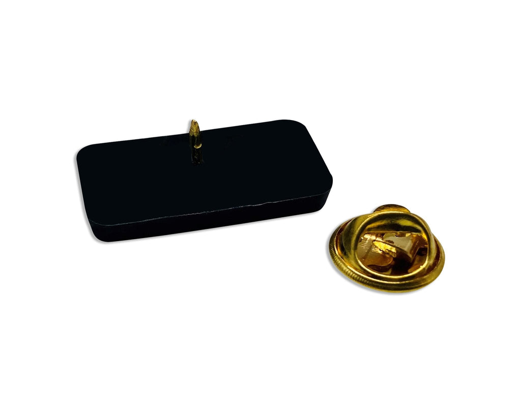 She Her Black Rectangle Pronoun Silicone Pins The Awareness Company