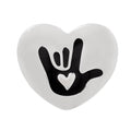 Sign Language Symbol for I Love You Deaf Sign Heart Pins The Awareness Company