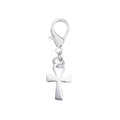 Silver Decorative Cross Religious Hanging Charms The Awareness Company
