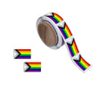 Small Daniel Quasar Flag Stickers (250 per Roll) The Awareness Company