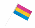 Small Pansexual Flags on a Stick The Awareness Company