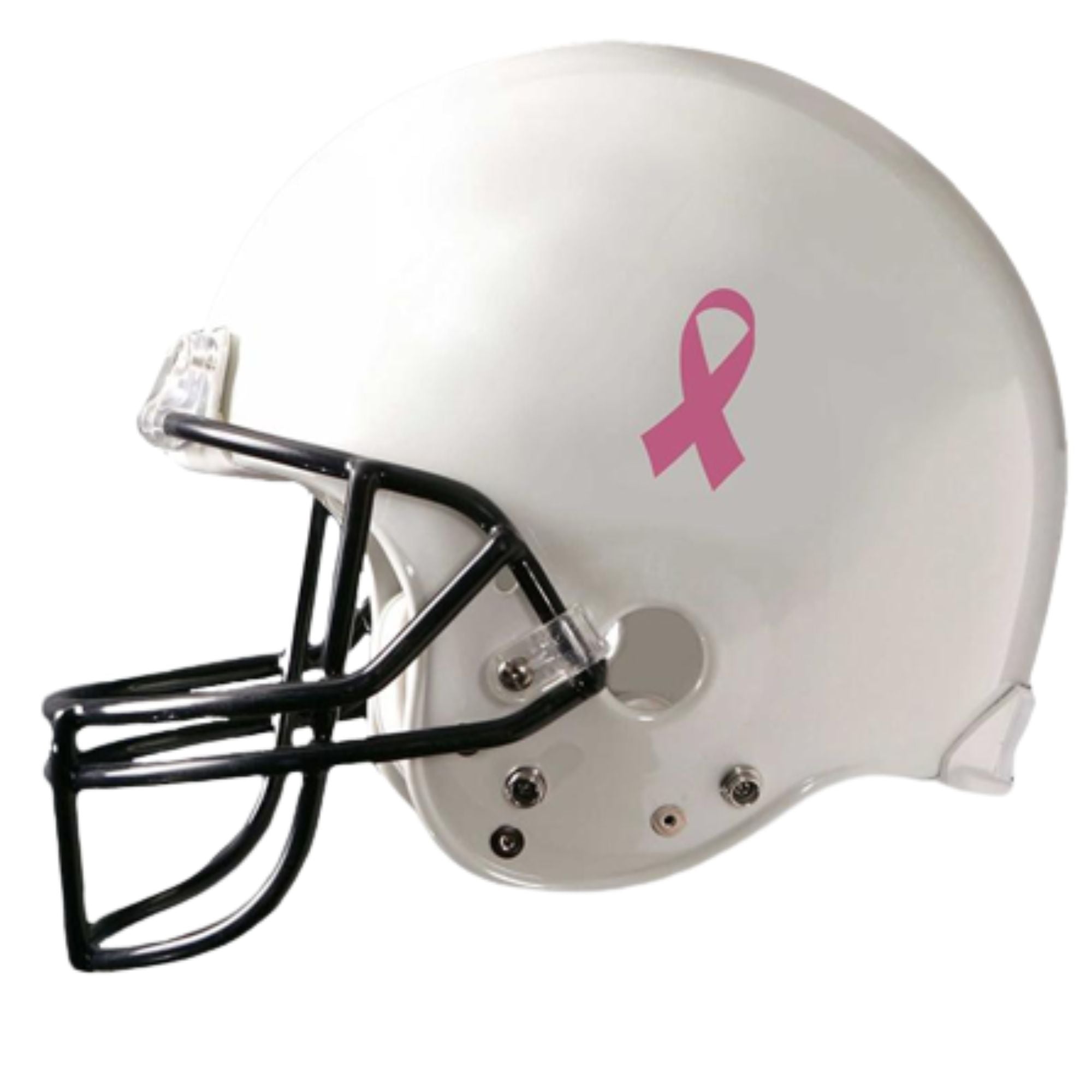 25 Pack Small Pink Ribbon Shaped Helmet Decals The Awareness Company