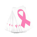 25 Pack Small Pink Ribbon Shaped Helmet Decals The Awareness Company