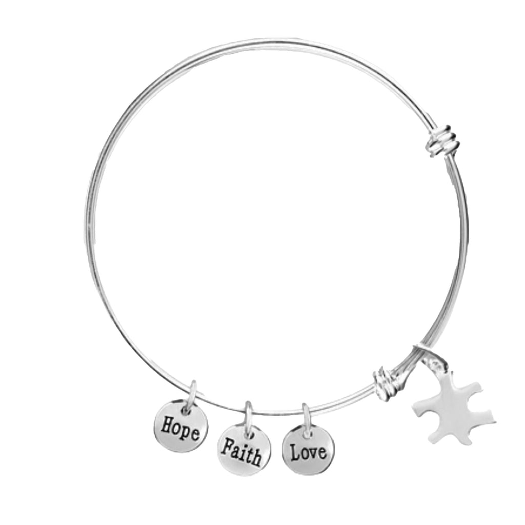Small Puzzle Piece Autism Awareness Retractable Bracelets The Awareness Company