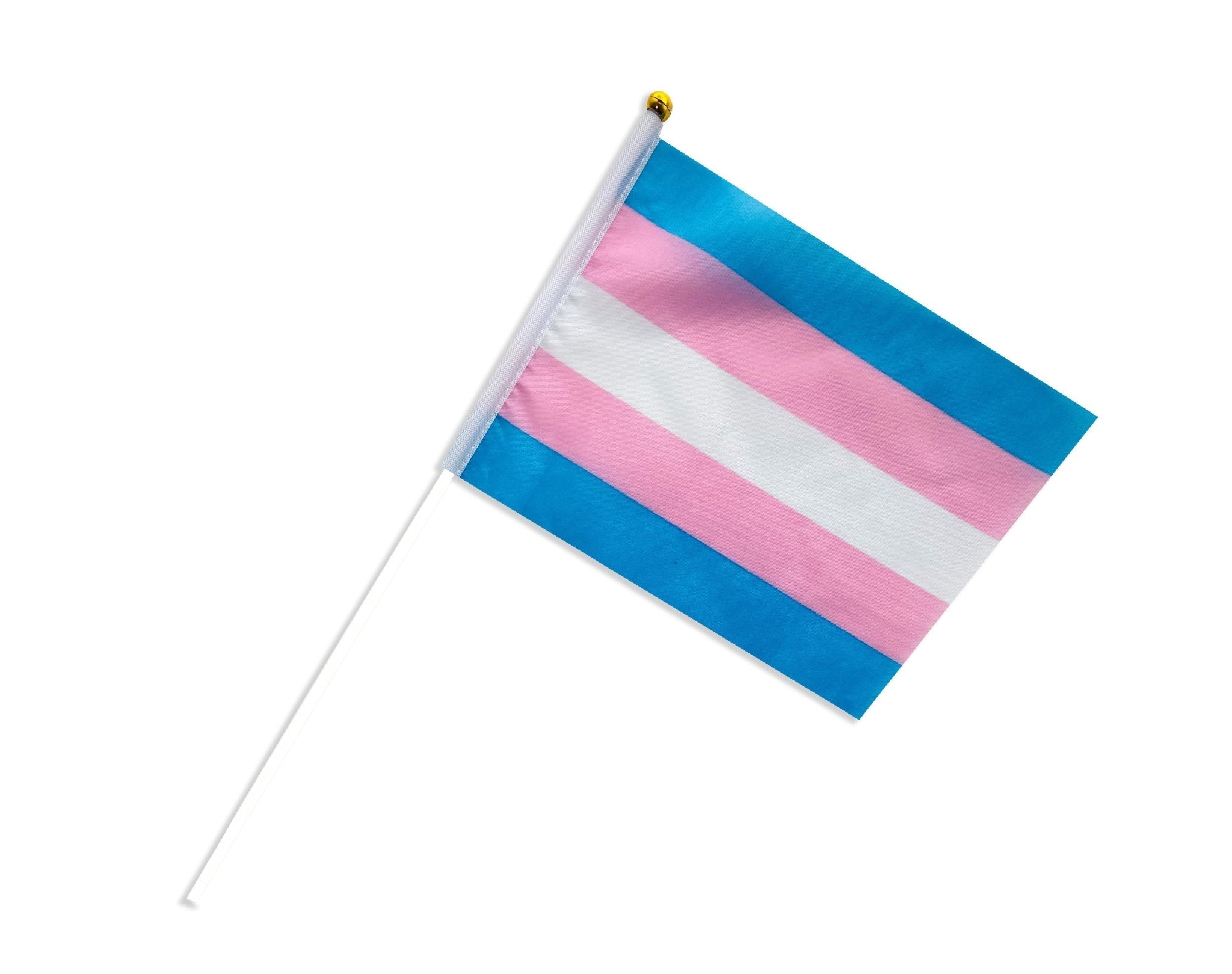 Small Transgender Flags on a Stick The Awareness Company