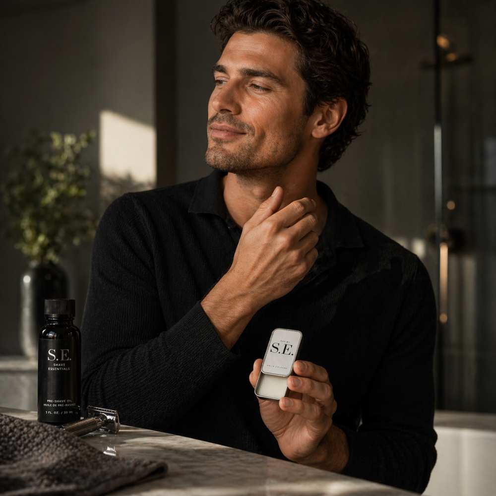 Solid Cologne Shave Essentials