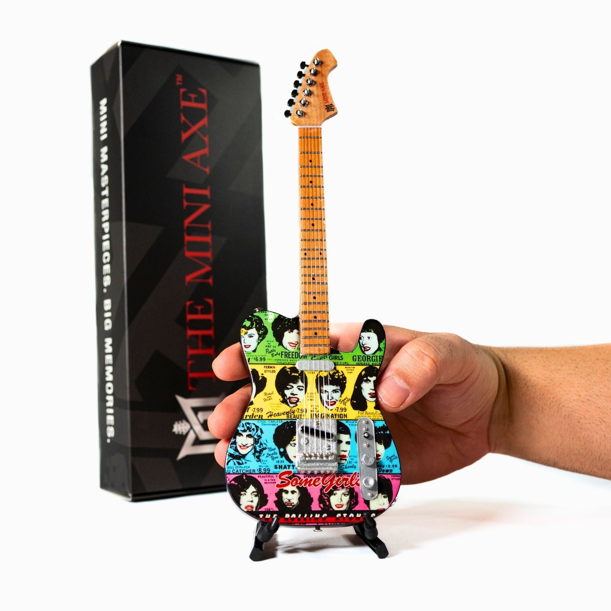 The Rolling Stones "Some Girls" Miniature Guitar The Mini Axe