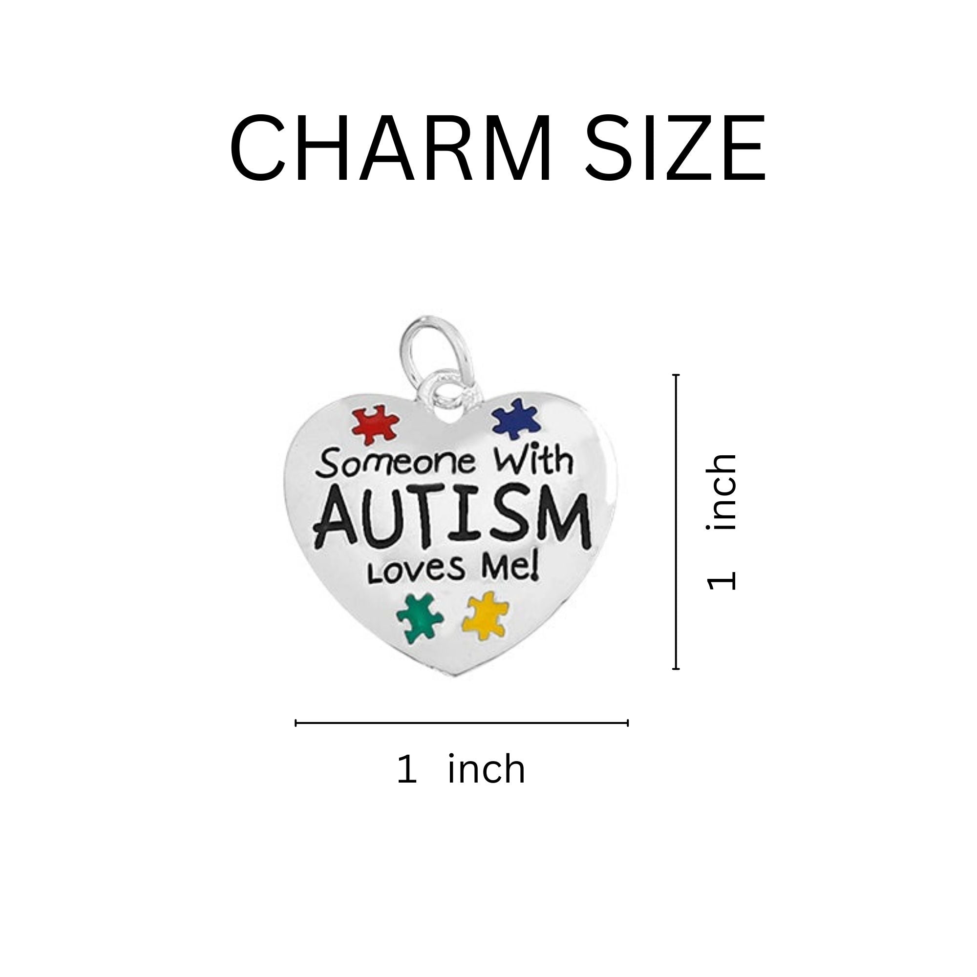 Someone Loves Me Autism Awareness Hanging Charms The Awareness Company