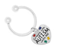 Someone Loves Me Autism Awareness Horseshoe Key Chains The Awareness Company