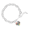 Someone Loves Me Autism Chunky Charm Bracelets The Awareness Company