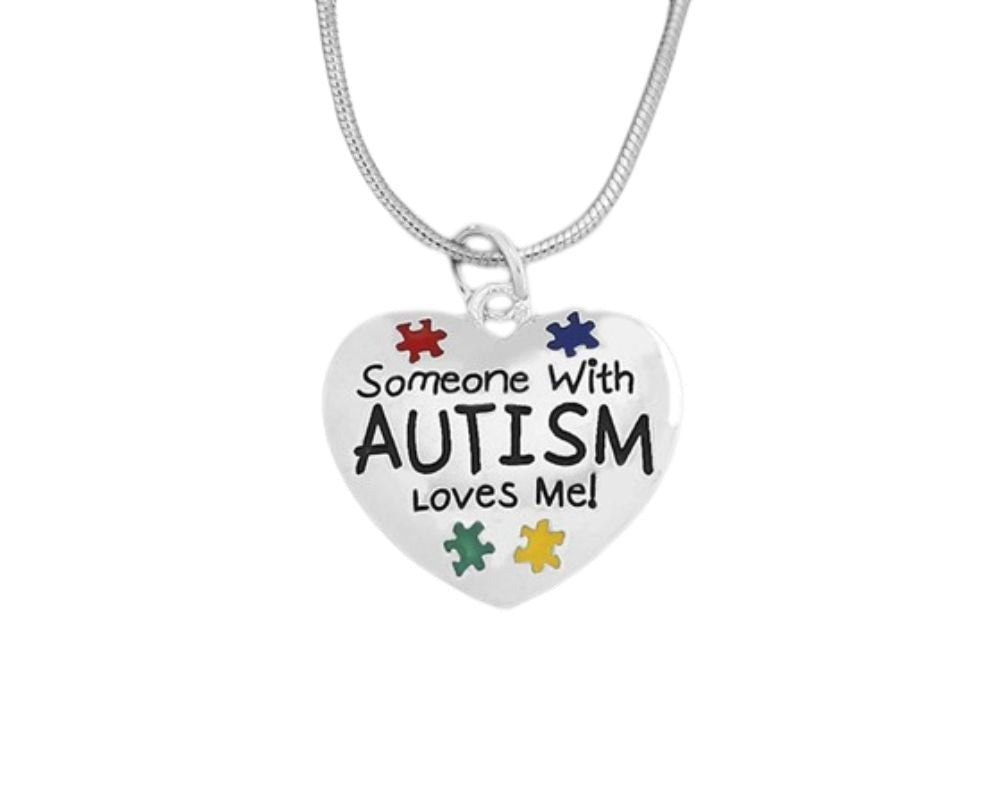 Someone Loves Me Autism Necklaces The Awareness Company