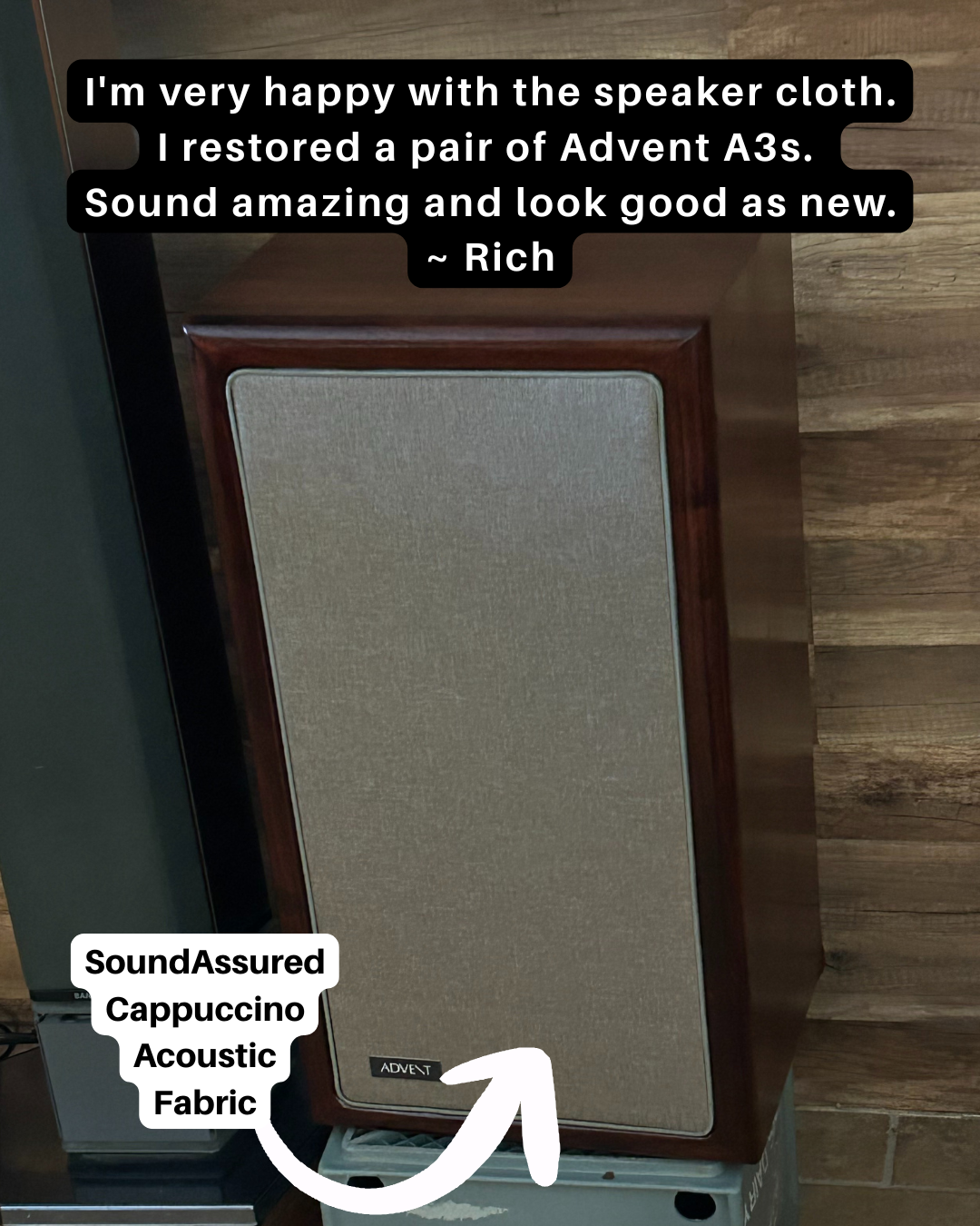 Dual Layer Acoustic Fabric for DIY Panels & Speakers SoundAssured