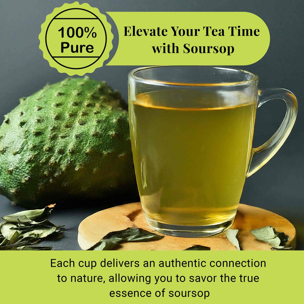 200+ Whole Dried Soursop Leaves – 2.6 oz , 100% Natural Soursop Tea (Graviola Leaves), Caffeine-Free Herbal Tea (Hoja Guanabana) Akshit