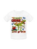 Boys Ready To Crush Second Grade Short Sleeve Tee Shirts for Back To School NicholesGifts