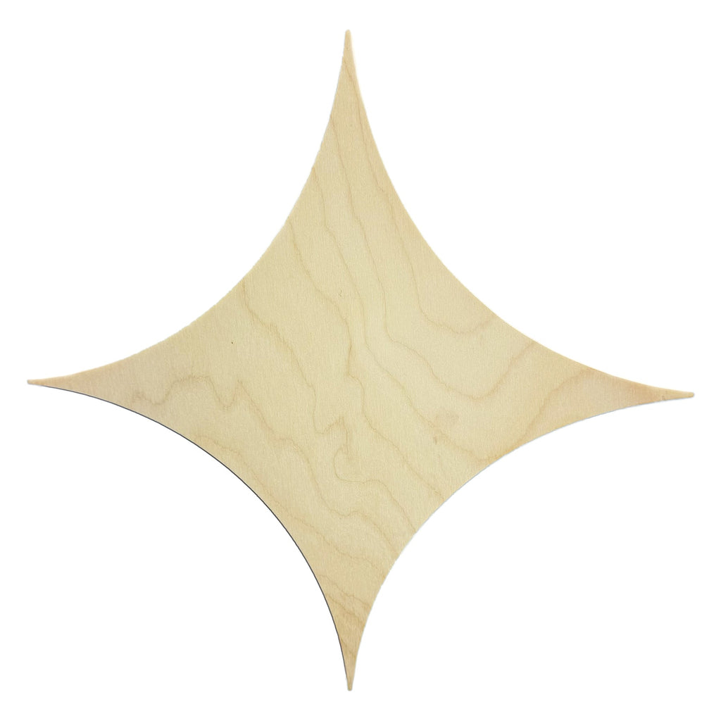Trekell Retro Star Panel - Wooden Painting Canvas Trekell Art Supplies