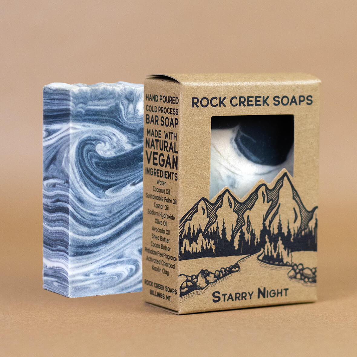 STARRY NIGHT SOAP | Sandalwood, Wild Currants, & Vanilla Rock Creek Soaps