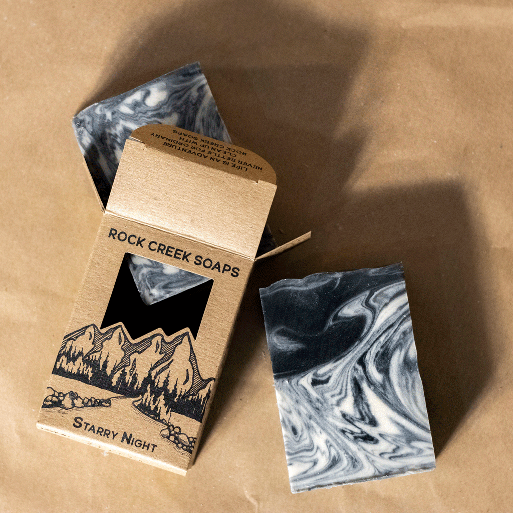 STARRY NIGHT SOAP | Sandalwood, Wild Currants, & Vanilla Rock Creek Soaps