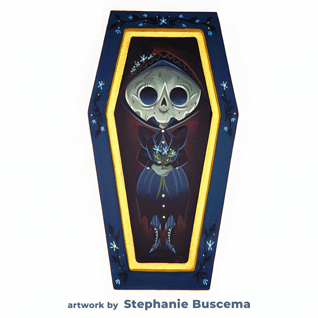 Trekell Coffin Floater Panel - Wooden Painting Halloween Canvas + Frame Trekell Art Supplies