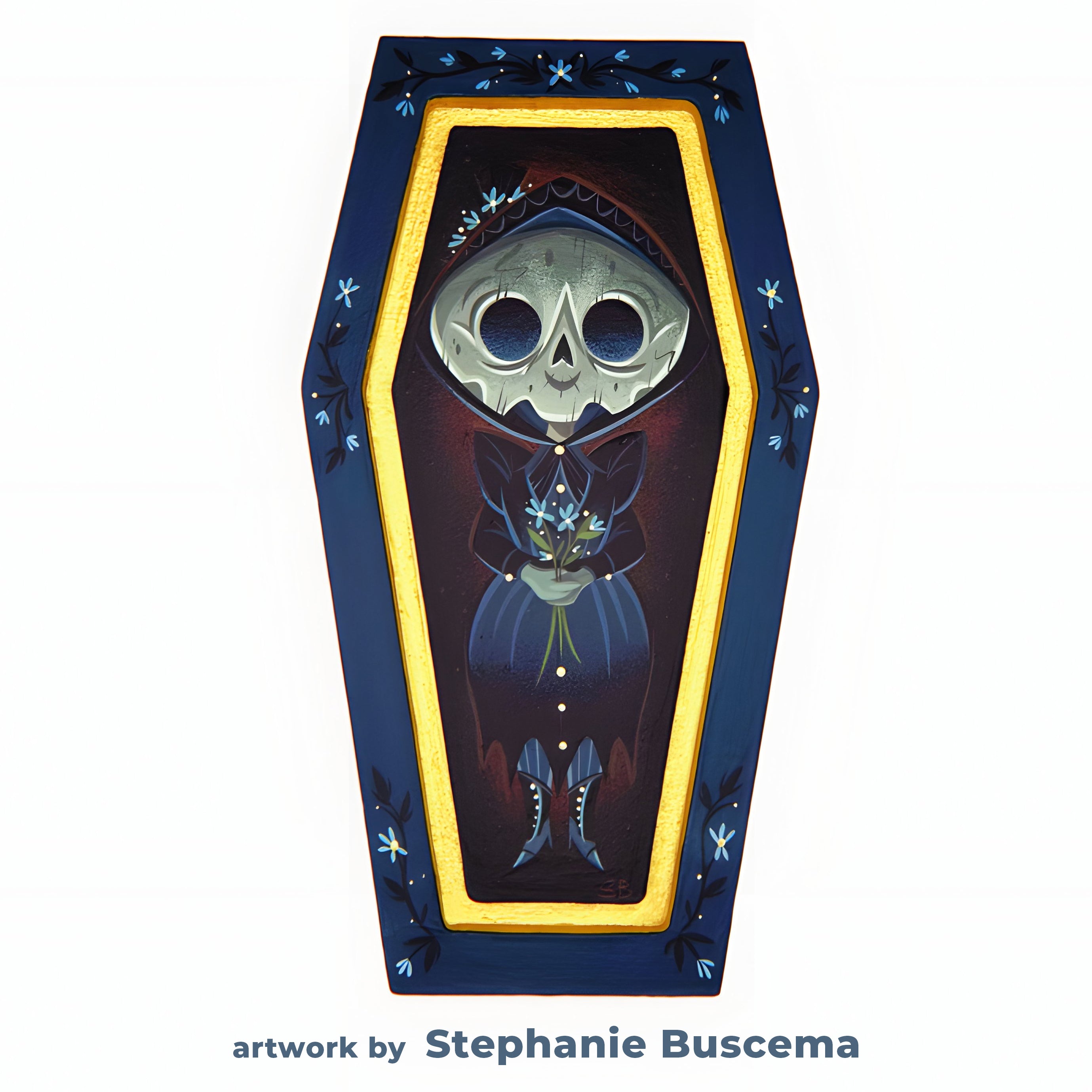 Trekell Coffin Floater Panel - Wooden Painting Halloween Canvas + Frame Trekell Art Supplies
