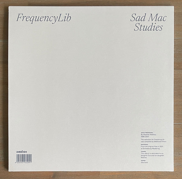 Stephan Mathieu - FrequencyLib / Sad Mac Studies | Mint (M) Mint (M) Love Vinyl Records
